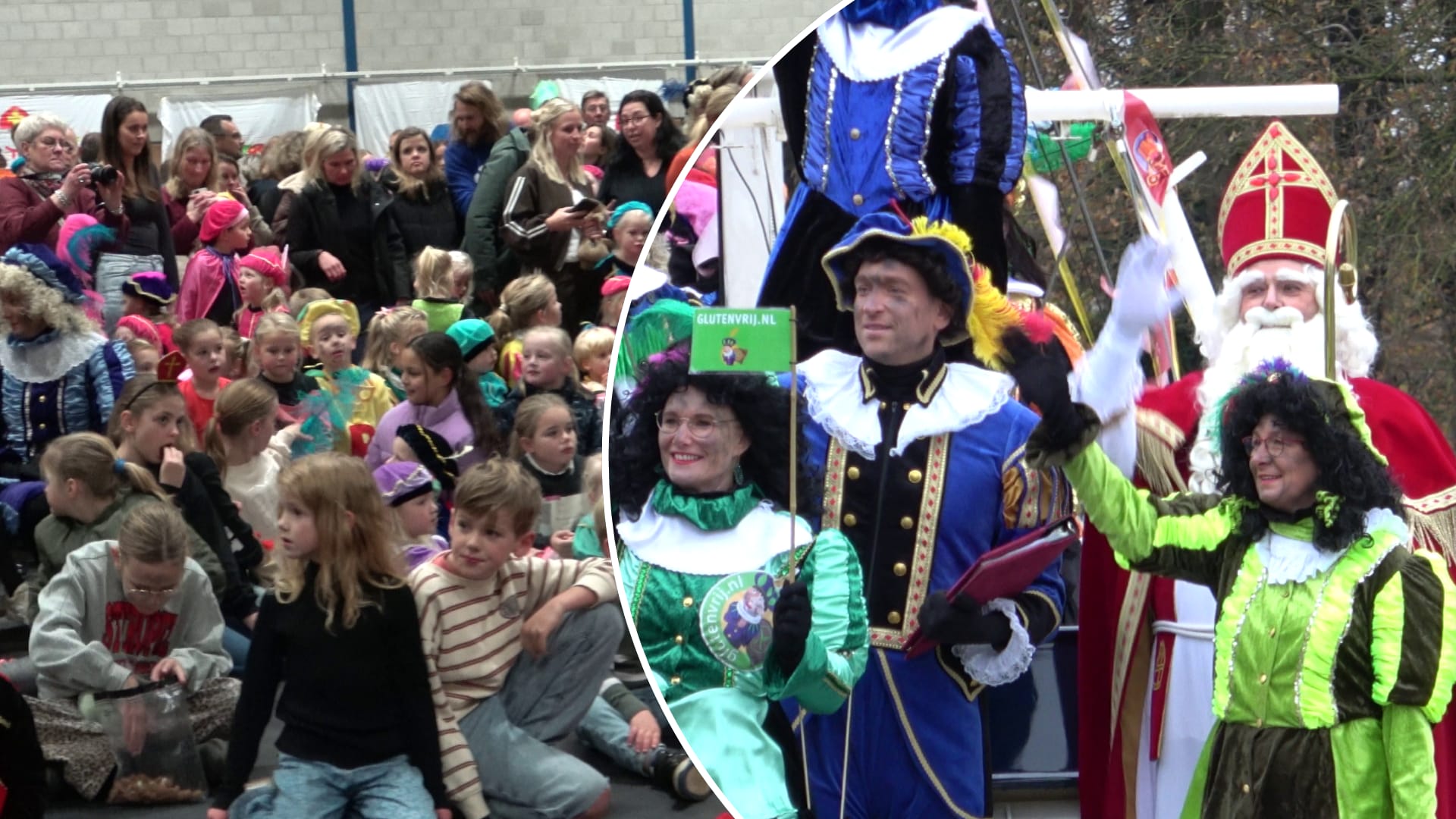 Feest in Bornerbroek bij warm onthaal van Sinterklaas