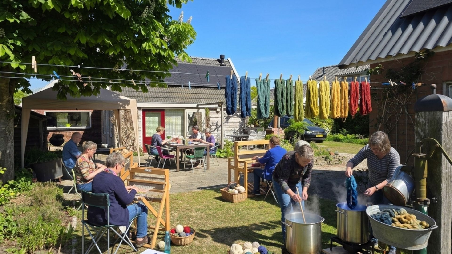 Van droom naar werkelijkheid: eerste weef-driedaagse in Harbrinkhoek brengt liefhebbers samen